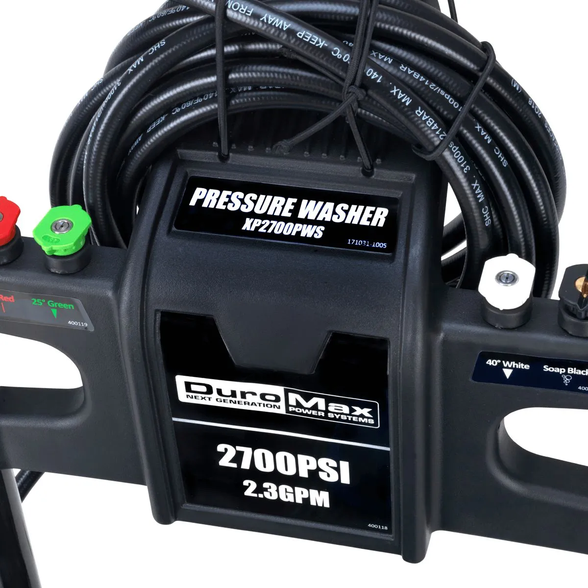 2,700-PSI 2.3-GPM 180cc Gas Engine Pressure Washer