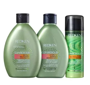 Curvaceous Curly Wavy Hair Curl Memory Complex Treatment Kit 3 Itens - Redken