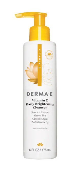 Derma e - vitamin c daily brightening cleanser - 175 ml