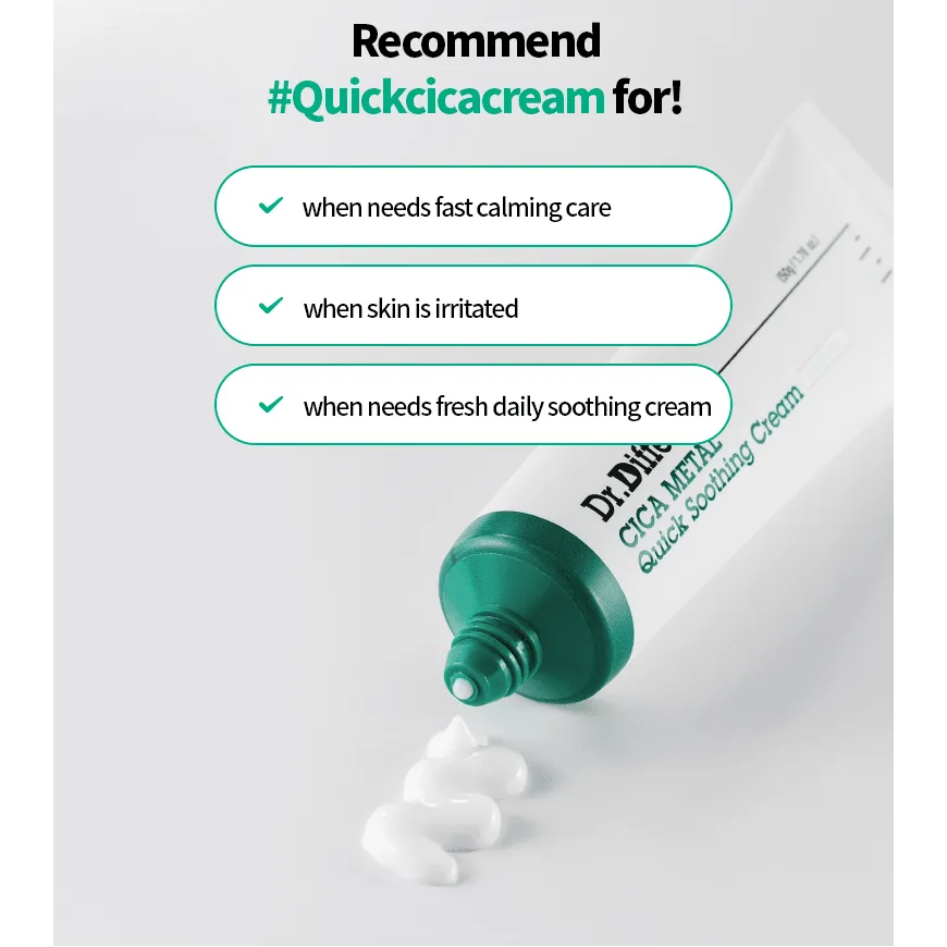 Dr.Different Cica Metal Quick Soothing Cream 50g