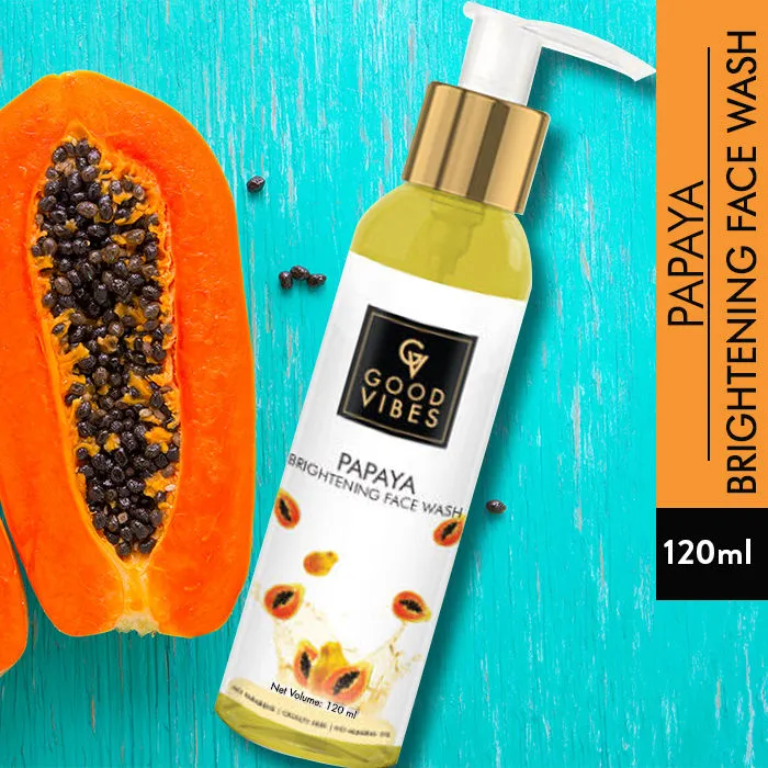 Good Vibes Brightening Face Wash - Papaya (120 ml)