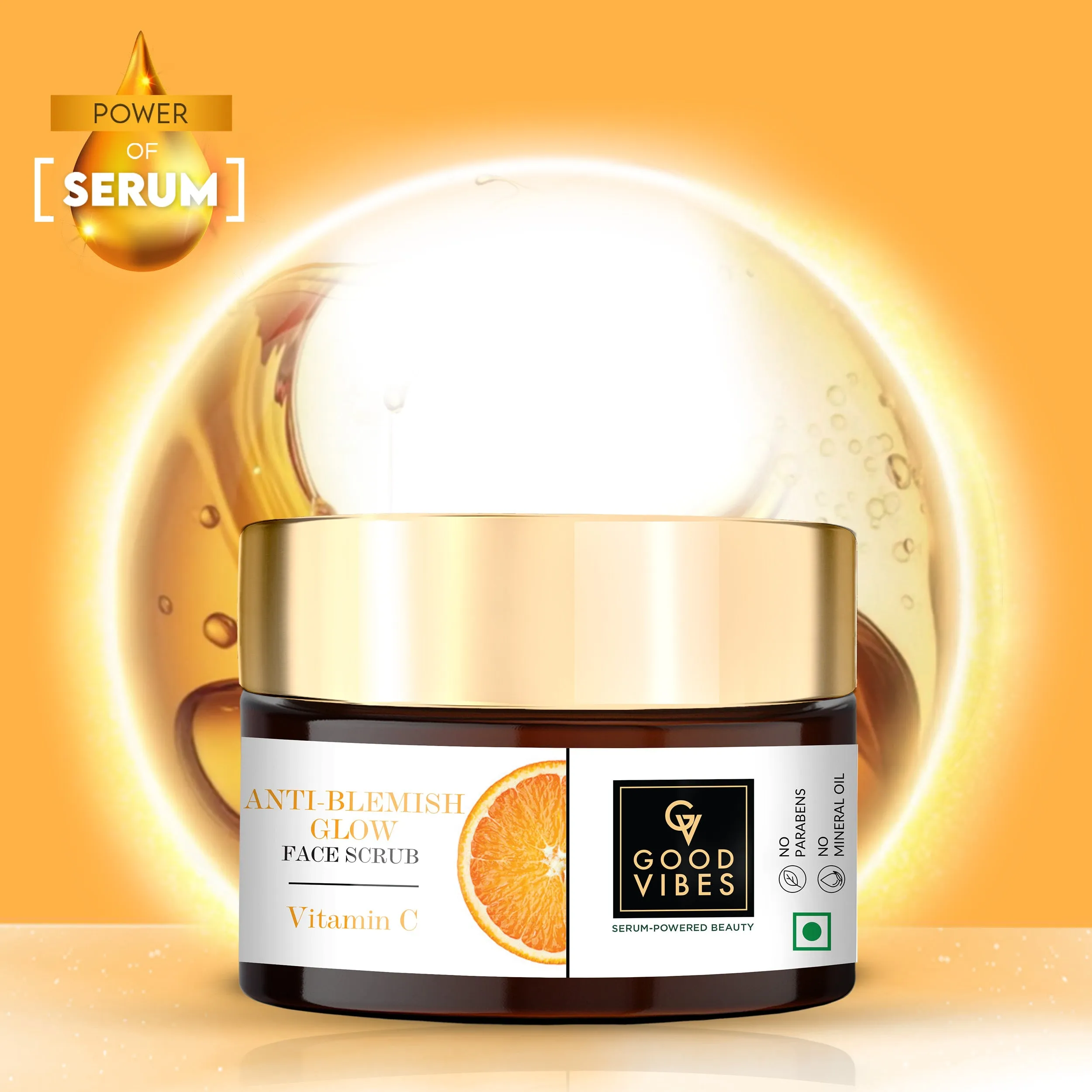 Good Vibes Vitamin C Anti-Blemish Glow Face Scrub (100g)