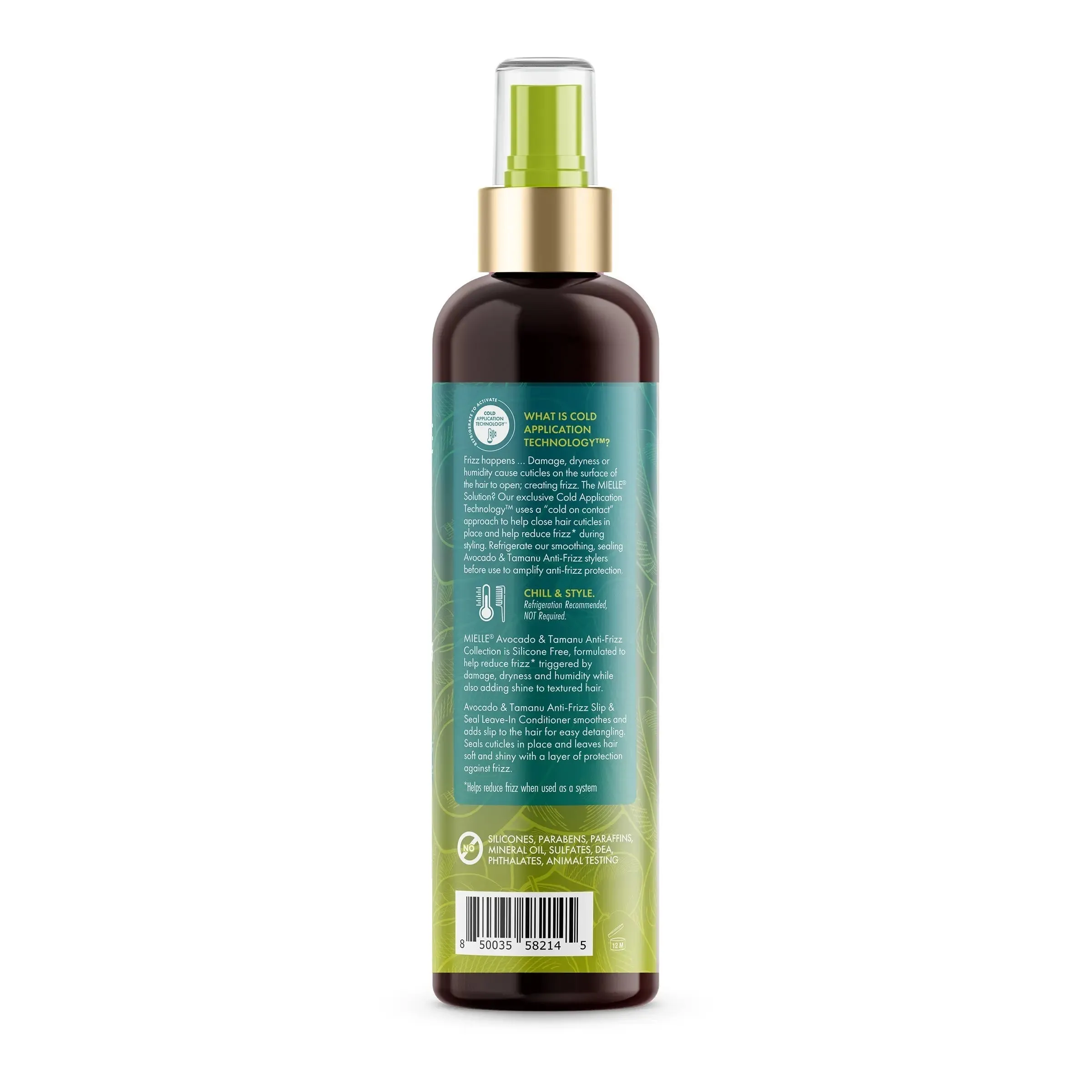 MIELLE Avocado & Tamanu Anti-Frizz Slip & Seal Leave-In Conditioner 236 ml