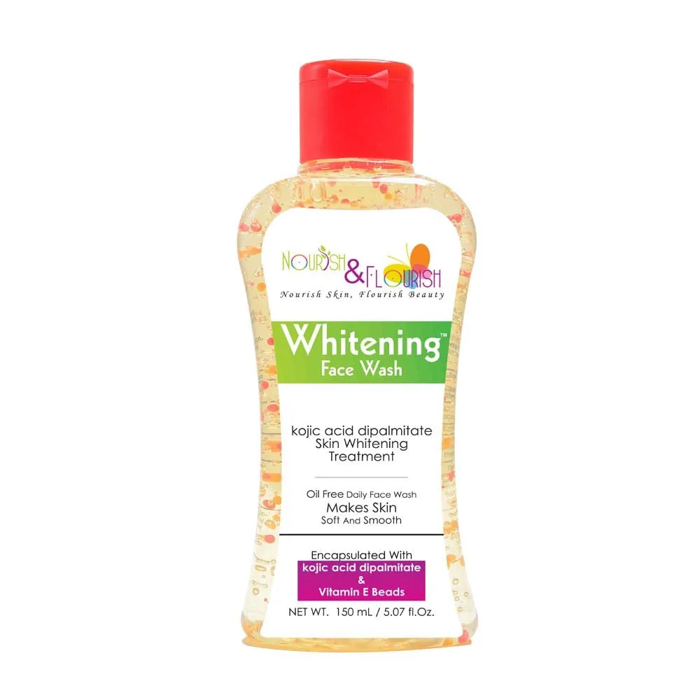 Nourish & Flourish Whitening Face Wash - Kojic Dipalmitate