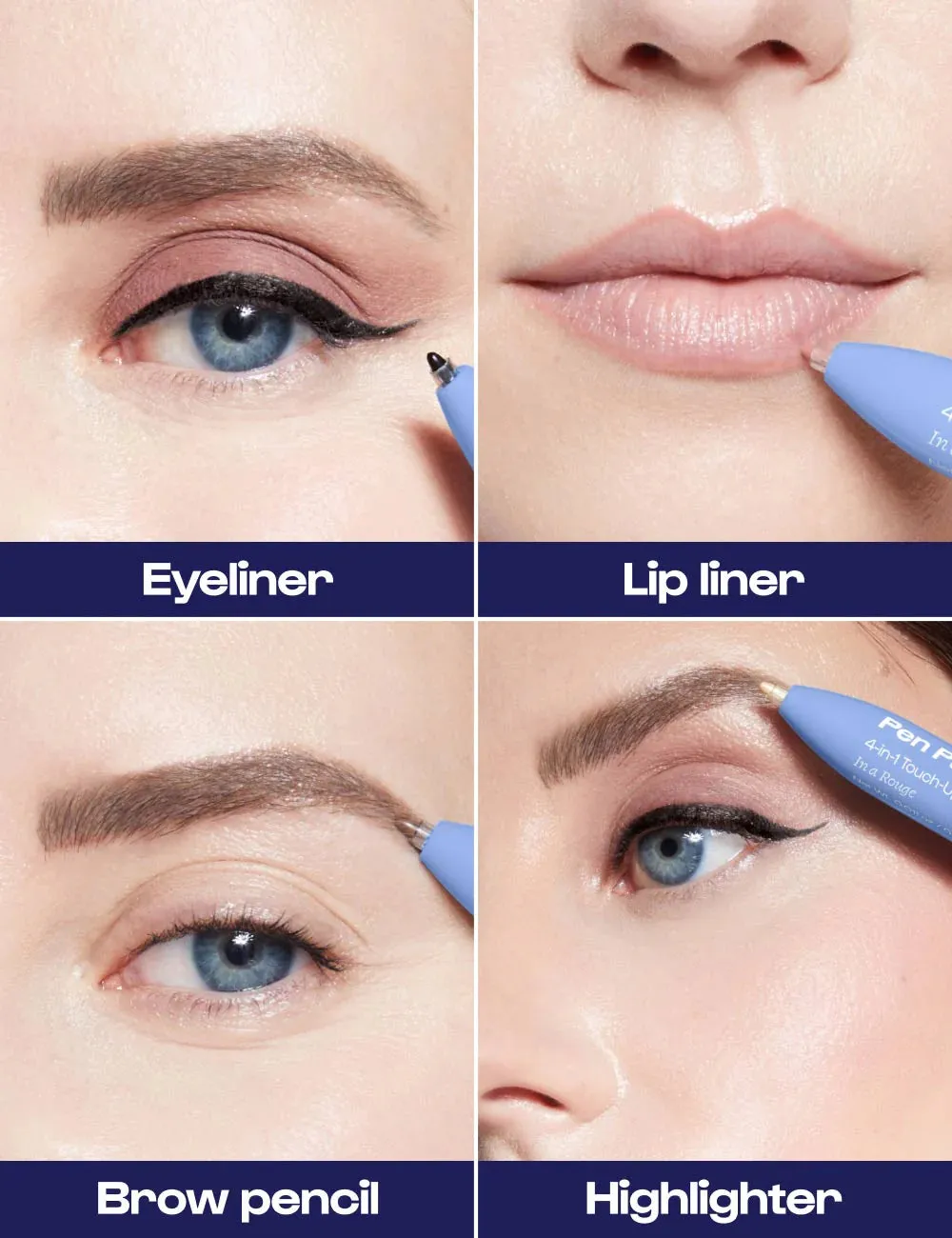 Pen Pal 4-in-1 Eye, Brow, Lip & Highlight Pen