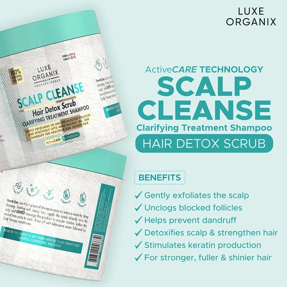 Scalp Cleanse Hair Detox Scrub Clarifying Treatment Shampoo 220g